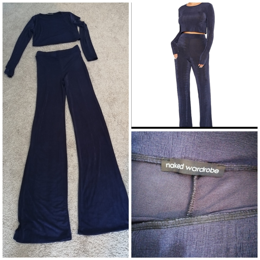 NAKED WARDROBE SET IT OFF WIDELEG SET